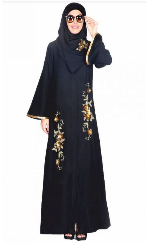 Beautiful Hand Embroidered Abaya