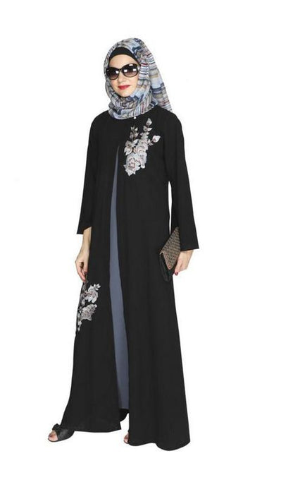 Beckon Black Jacket Style Abaya (Made-To-Order)