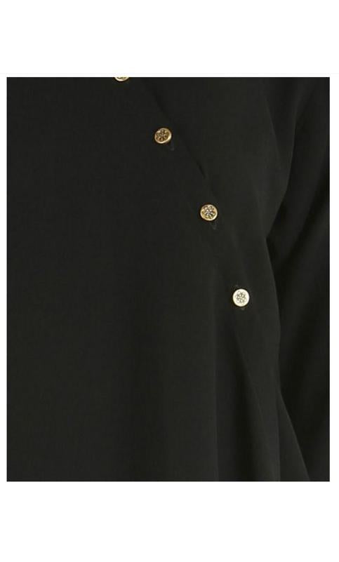 Black Stylish Short Tunic (Made-To-Order)