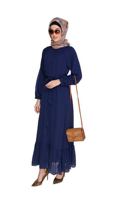 Blue Bohemian Maxi Dress