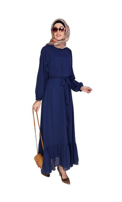 Blue Bohemian Maxi Dress