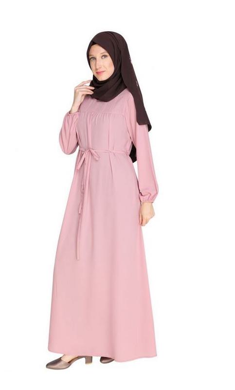 Blush Pink Symetric Maxi Dress