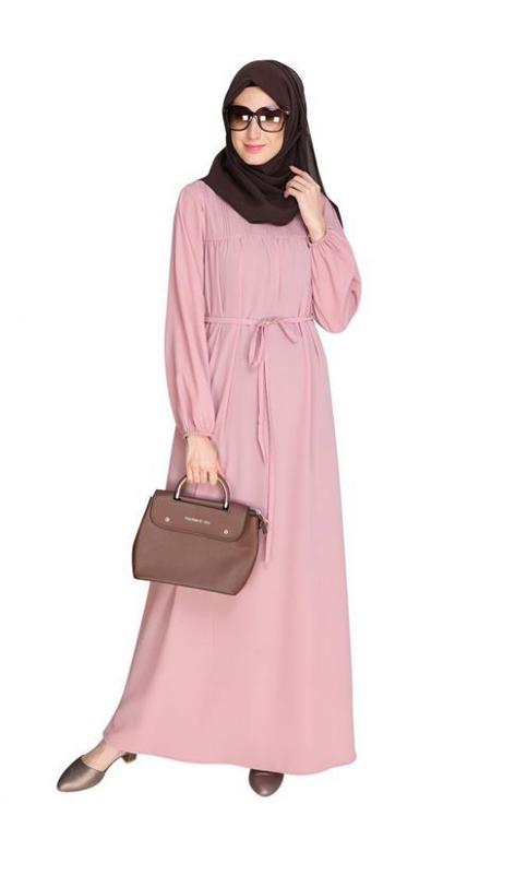 Blush Pink Symetric Maxi Dress