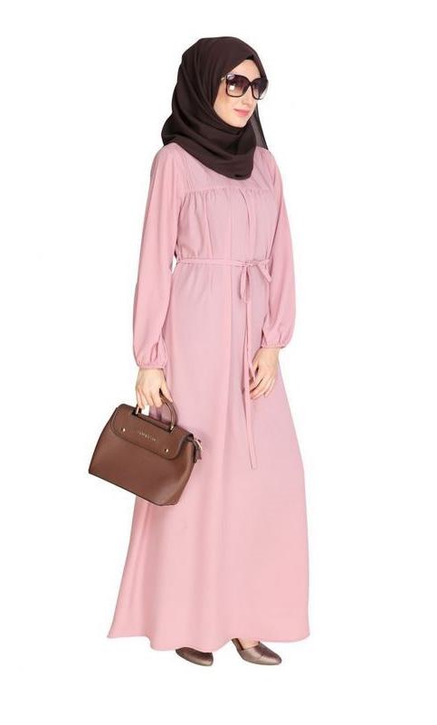 Blush Pink Symetric Maxi Dress