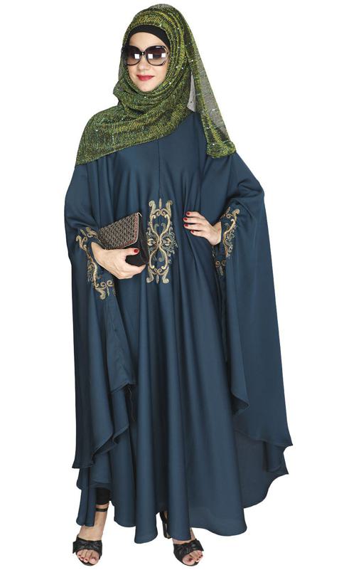 Bottle Green Irani Kaftan