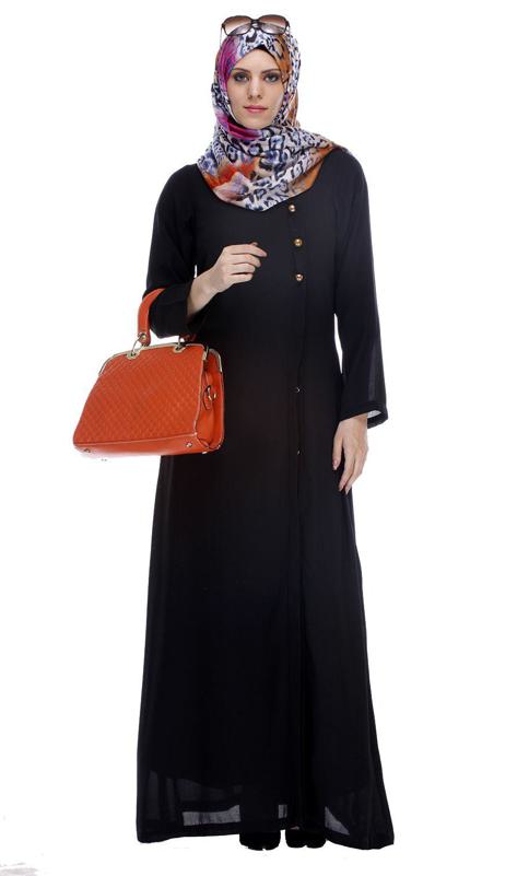 Classic Black Abaya (Made-To-Order)
