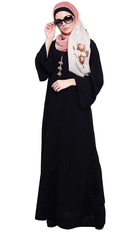 Classy Black Abaya