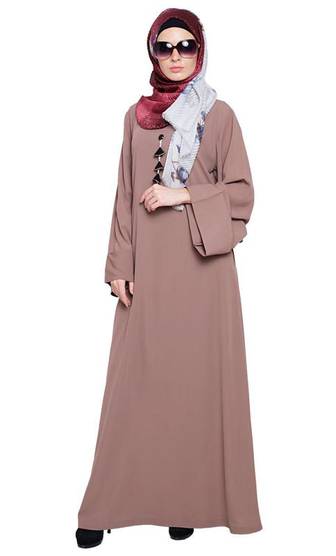 Classy Coffee Brown Abaya