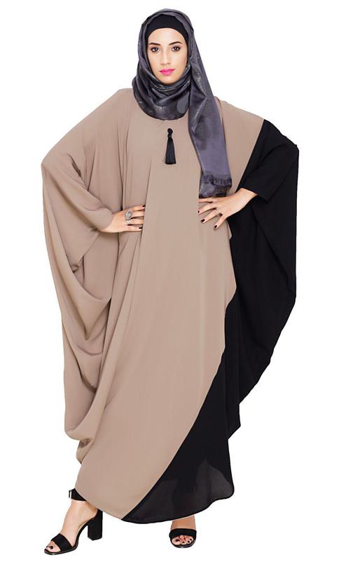 Classy Tasselled Beige Kaftan