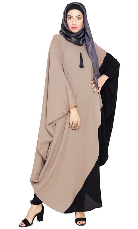 Classy Tasselled Beige Kaftan