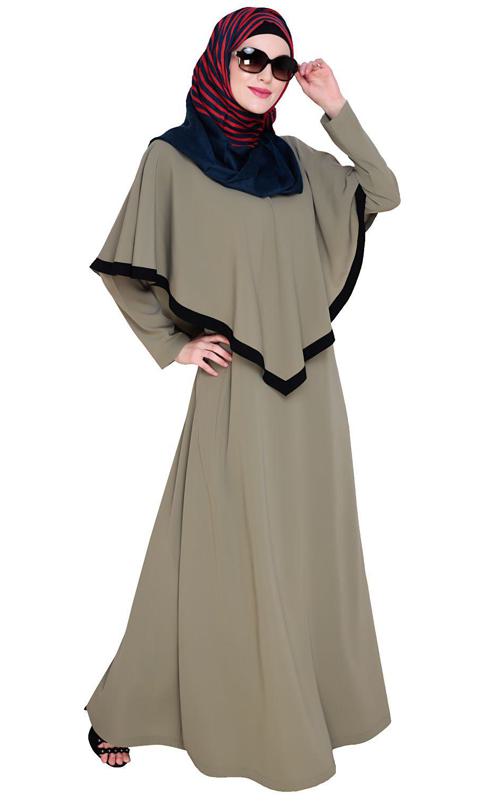 Dead Mint Fancy Cape Abaya (Made-To-Order)