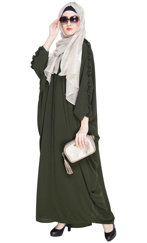 Dreamy Olive Kaftan (Made-To-Order)