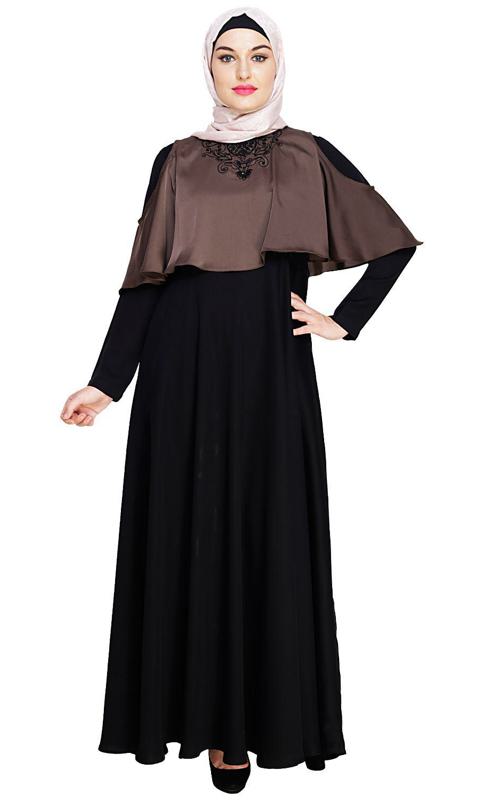 Elite Brown Cape Abaya