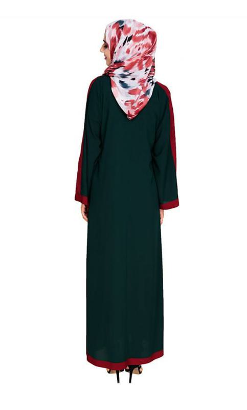 Enswathe Bottle Green Dubai Style Abaya