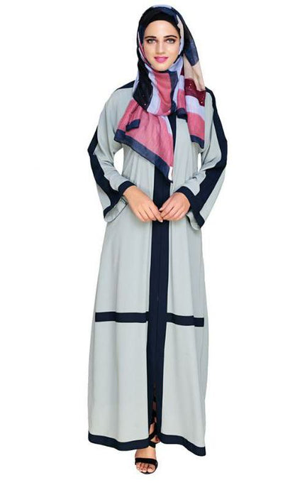 Enswathe Sage Green Dubai Style Abaya