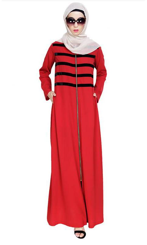 Enticing Stripes Maroon Abaya