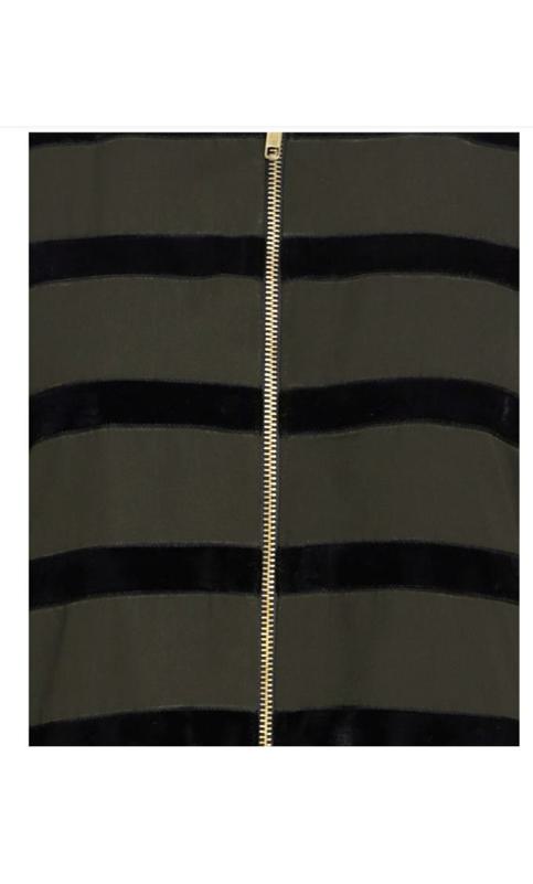 Enticing Stripes Olive Abaya