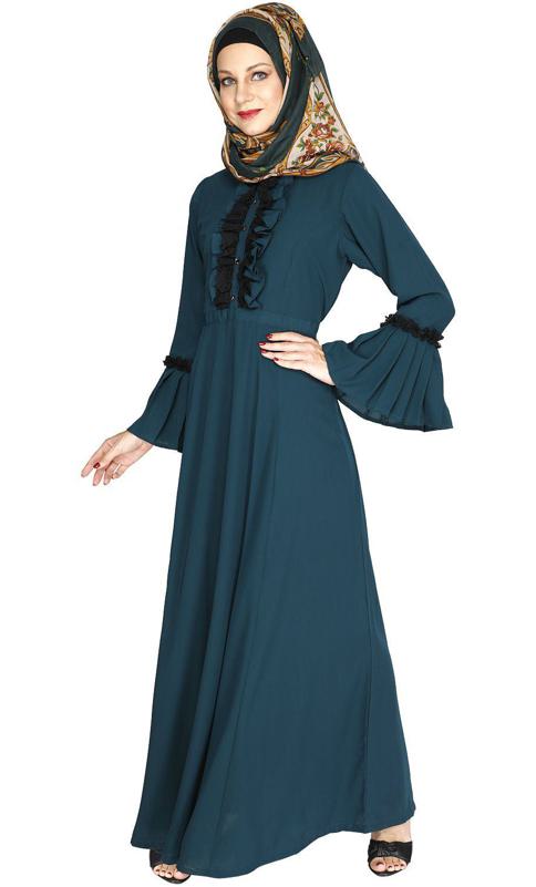 Frill Detailed Abaya