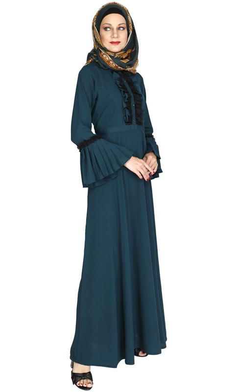 Frill Detailed Abaya