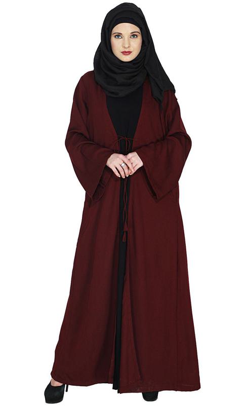 Jacket Styled Closed Abaya