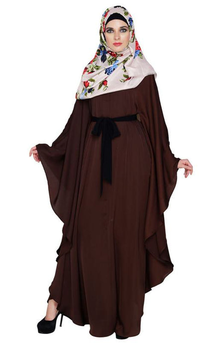 Lavish Dark Brown Kaftan (Made-To-Order)