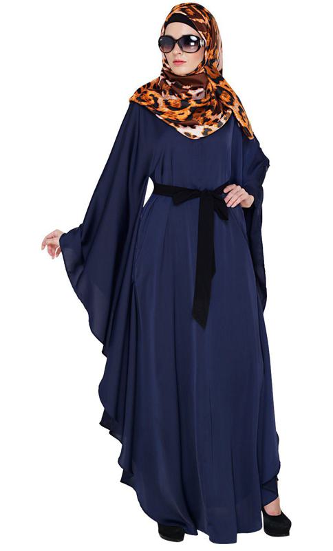 Lavish Midnight Blue Kaftan