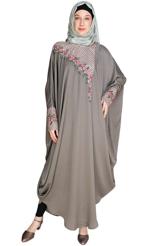 Luxury Grey Kaftan