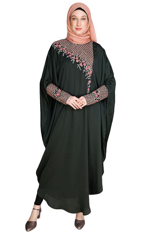 Luxury Olive Green Kaftan