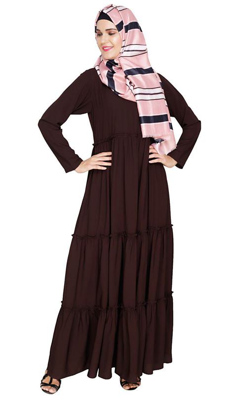 Modest Brown Abaya