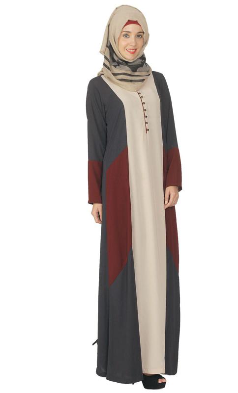 Multicolour Abaya