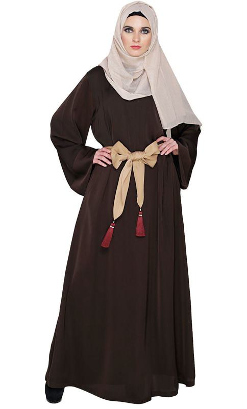 Pretty Tasseled Dubai Style Abaya (Made-To-Order)