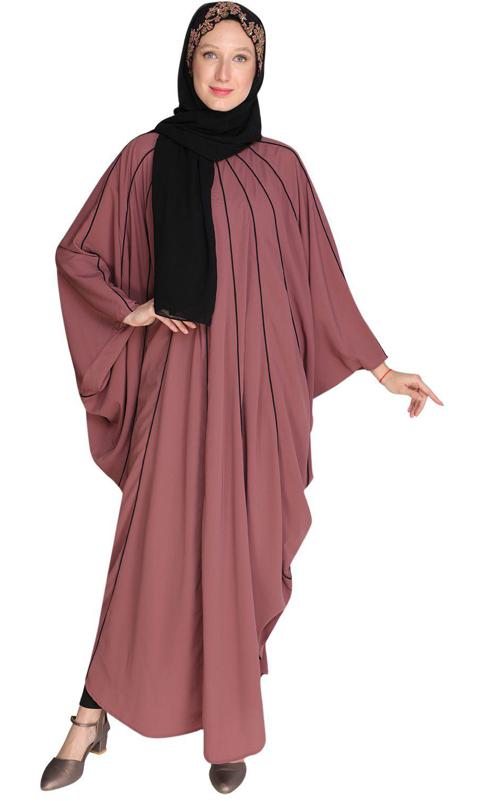 Sassy Panelled Onion Pink Kaftan