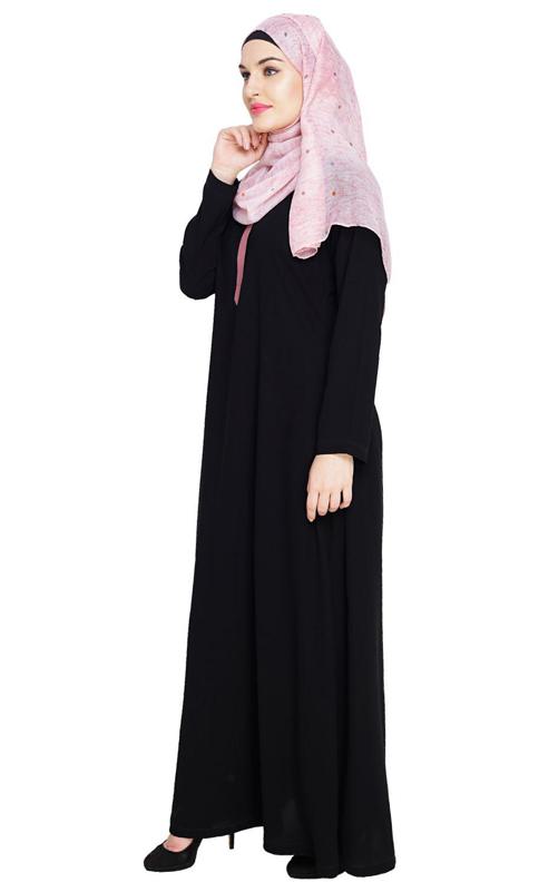 Sober Black Abaya (Made-To-Order)