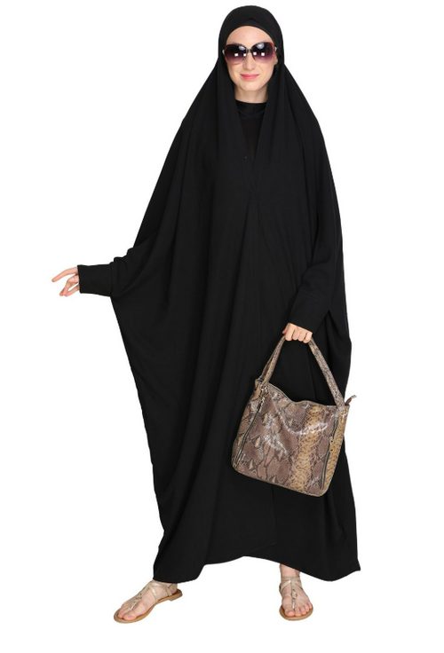 Solid Black Iraqi Chaddar (Made-To-Order)