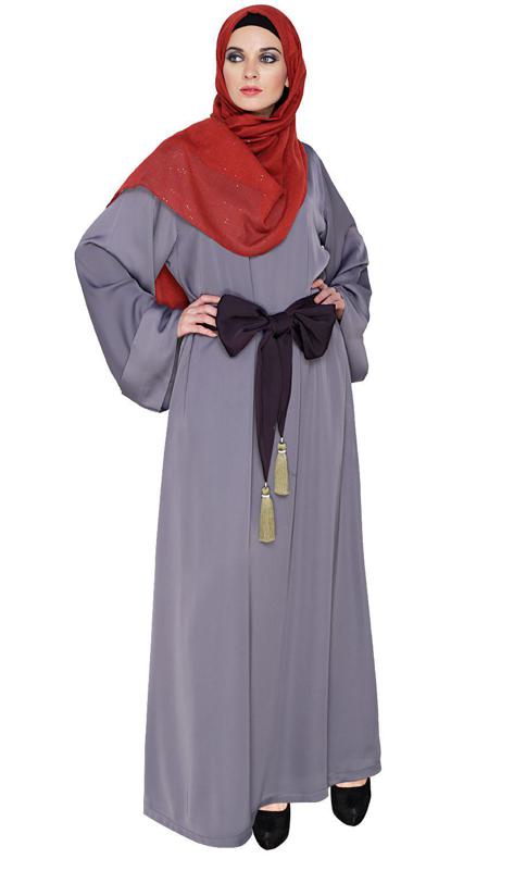 Stylish Tasseled Dubai Style Abaya (Made-To-Order)