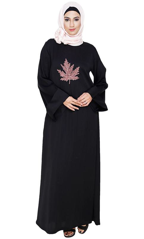 Wispy Black Dubai Style Abaya