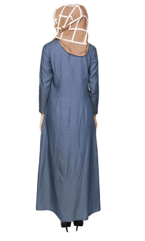 Chic Denim Abaya