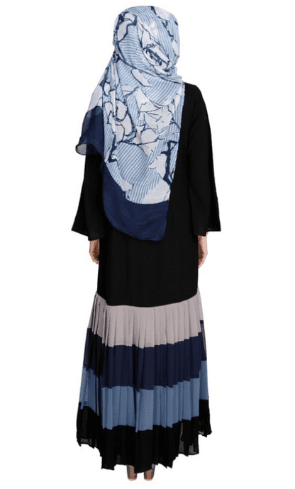 Pleated Multi Color Abaya (Made-To-Order)