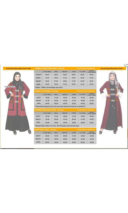 Whimsical Embroidered Black Dubai Style Abaya